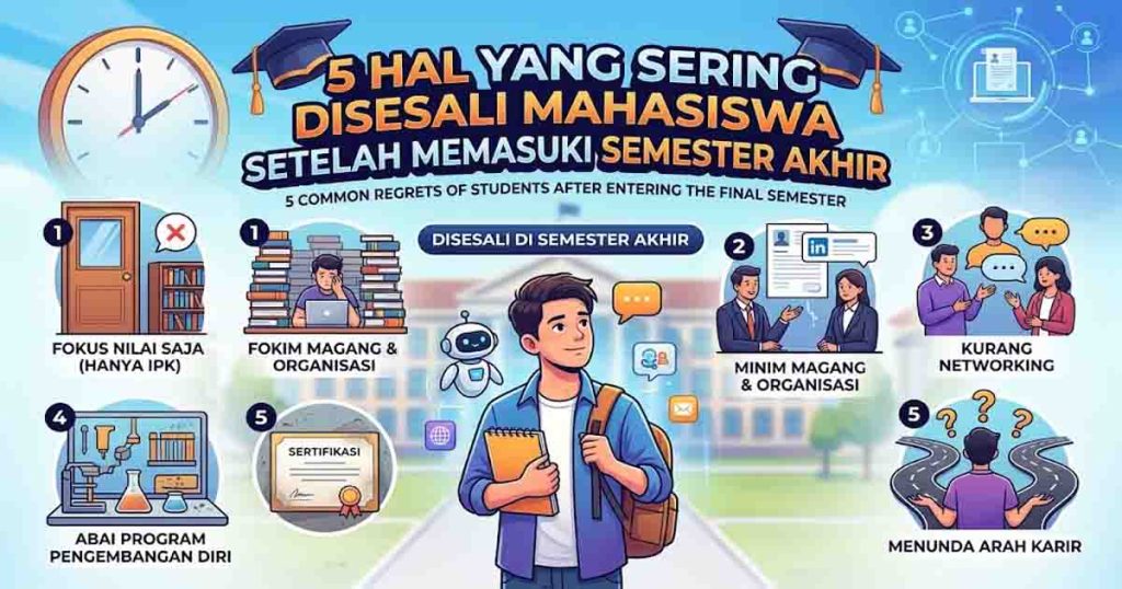 5 Hal yang Sering Disesali Mahasiswa Setelah Memasuki Semester Akhir