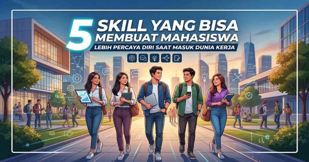 5 Skill yang Bisa Membuat Mahasiswa Lebih Percaya Diri Saat Masuk Dunia Kerja