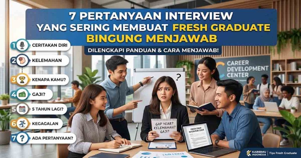 7 Pertanyaan Interview yang Sering Membuat Fresh Graduate Bingung Menjawab