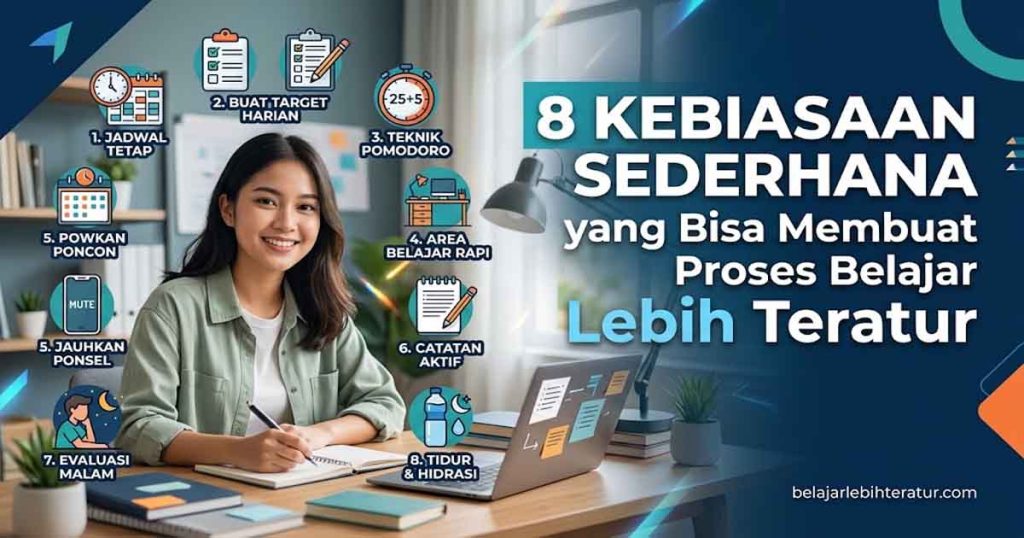 8 Kebiasaan Sederhana yang Bisa Membuat Proses Belajar Lebih Teratur