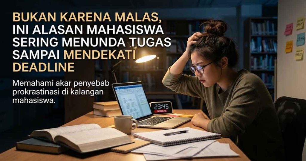 Alasan Mahasiswa Sering Menunda Tugas Sampai Mendekati Deadline