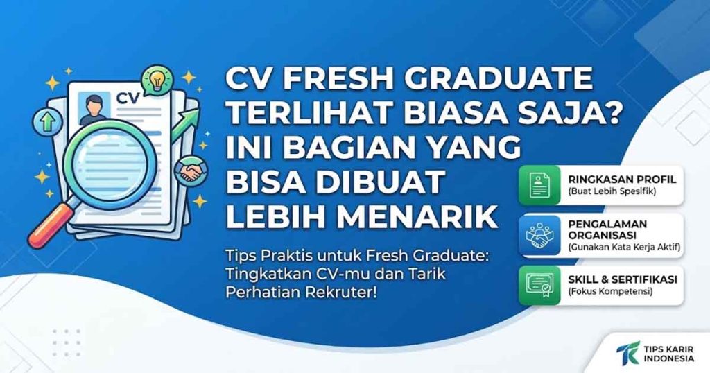 CV Fresh Graduate Terlihat Biasa Saja