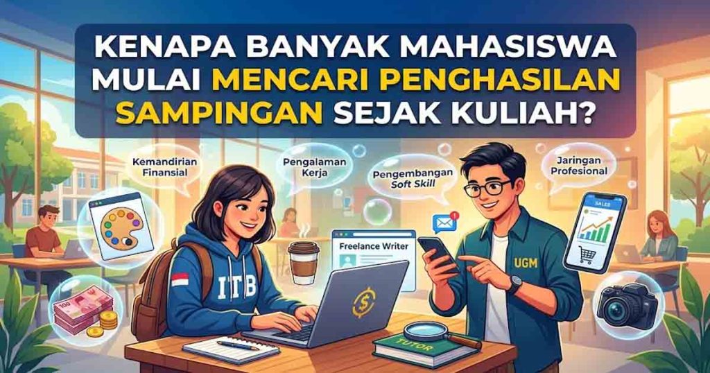 Kenapa Banyak Mahasiswa Mulai Mencari Penghasilan Sampingan Sejak Kuliah