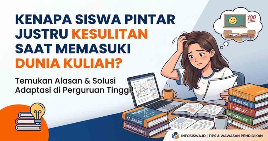 Kenapa Banyak Siswa Pintar Justru Kesulitan Saat Memasuki Dunia Kuliah