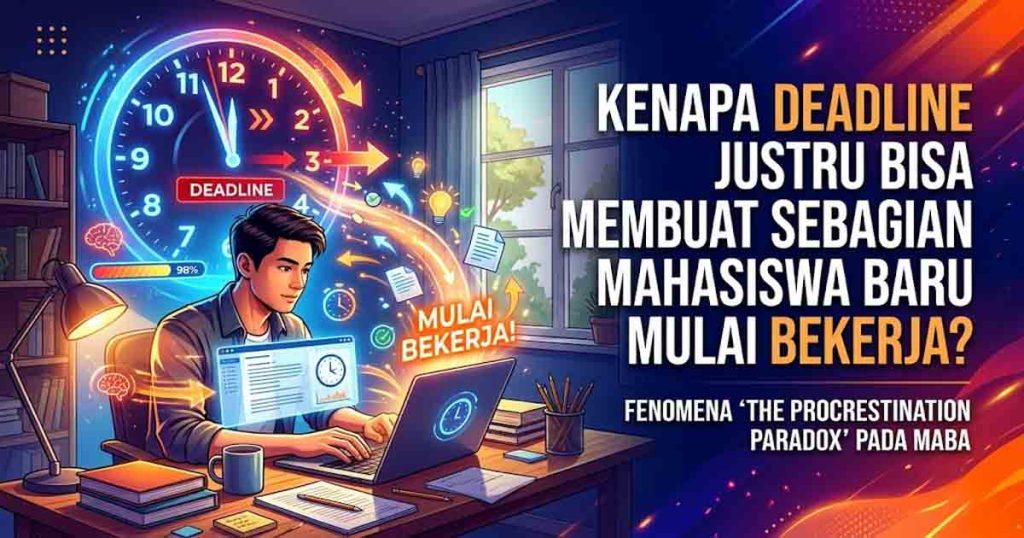 Kenapa Deadline Justru Bisa Membuat Sebagian Mahasiswa Baru Mulai Bekerja