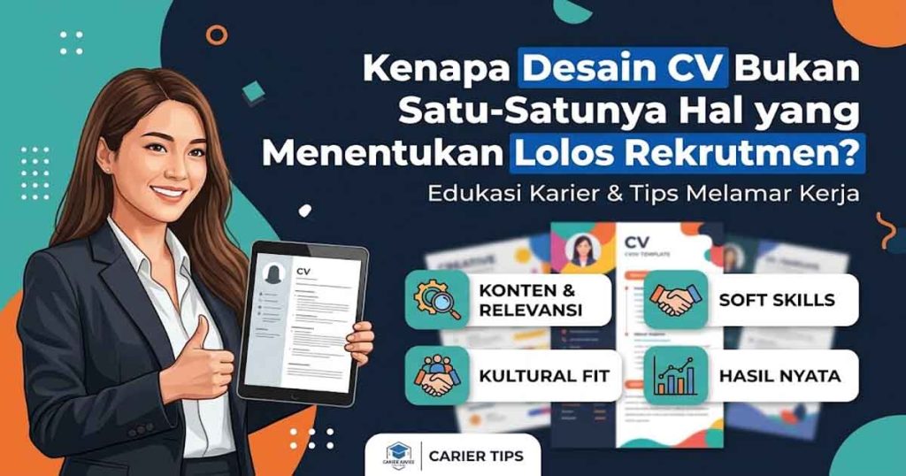 Kenapa Desain CV Bukan Satu Satunya Hal yang Menentukan Lolos Rekrutmen