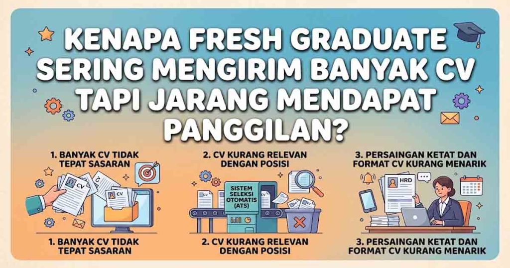 Kenapa Fresh Graduate Sering Mengirim Banyak CV Tapi Jarang Mendapat Panggilan