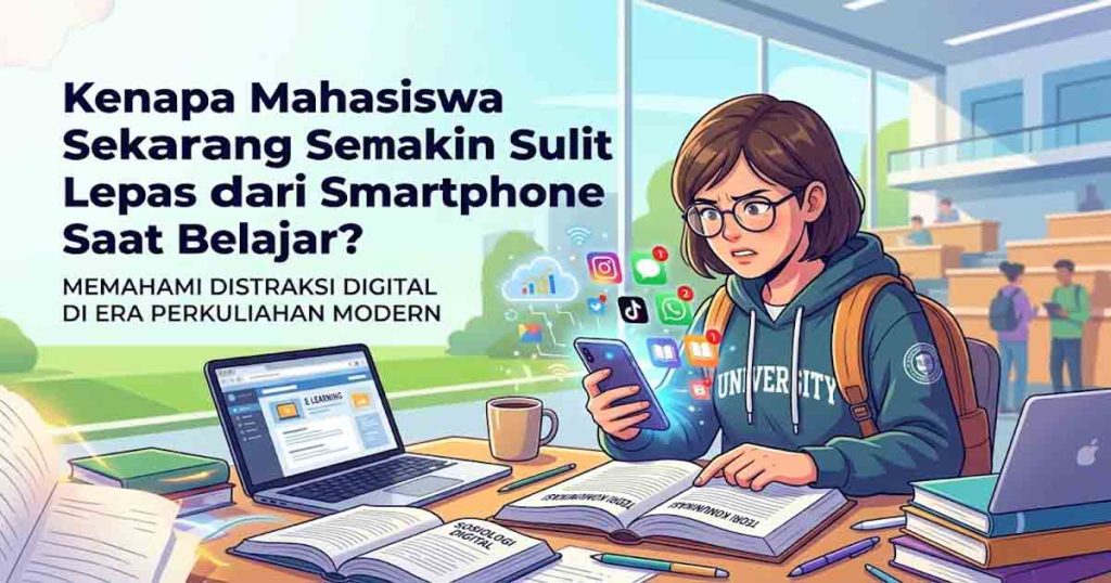 Kenapa Mahasiswa Sekarang Semakin Sulit Lepas dari Smartphone Saat Belajar