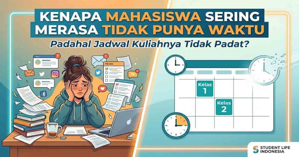 Kenapa Mahasiswa Sering Merasa Tidak Punya Waktu Padahal Jadwal Kuliahnya Tidak Padat