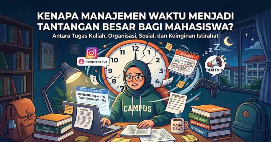 Kenapa Manajemen Waktu Menjadi Tantangan Besar bagi Mahasiswa
