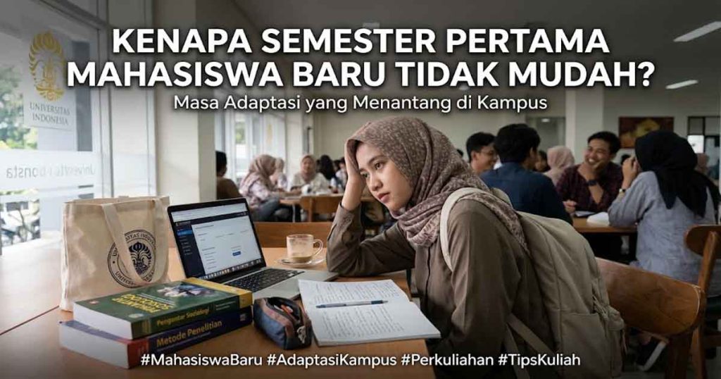 Kenapa Semester Pertama Sering Menjadi Masa Adaptasi yang Tidak Mudah bagi Mahasiswa Baru