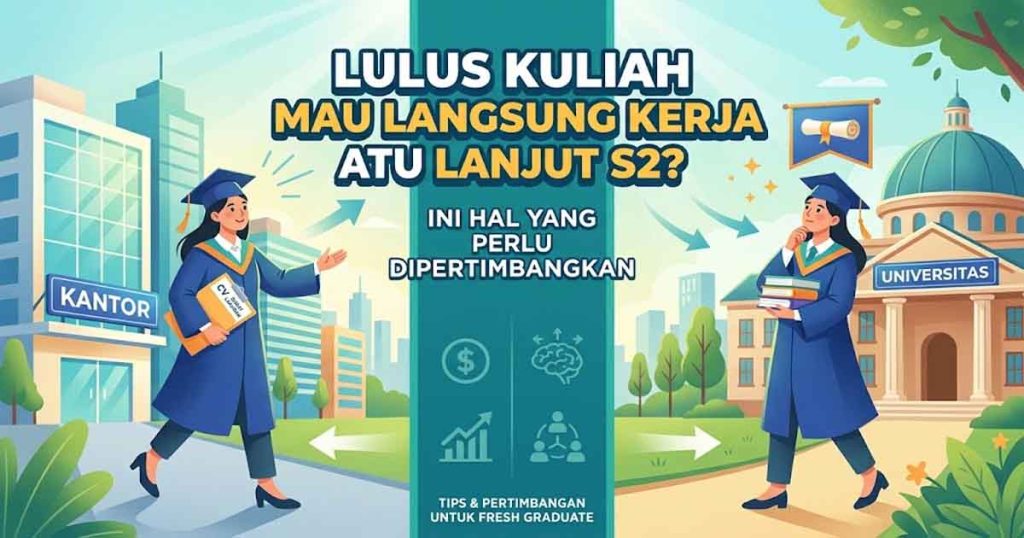 Lulus Kuliah Mau Langsung Kerja atau Lanjut S2