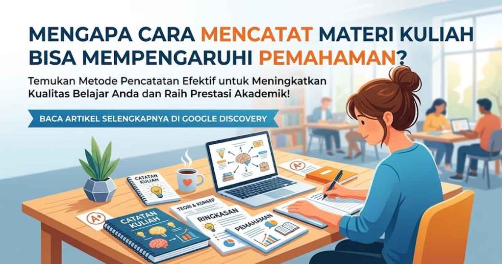 Mengapa Cara Mencatat Materi Kuliah Bisa Mempengaruhi Pemahaman