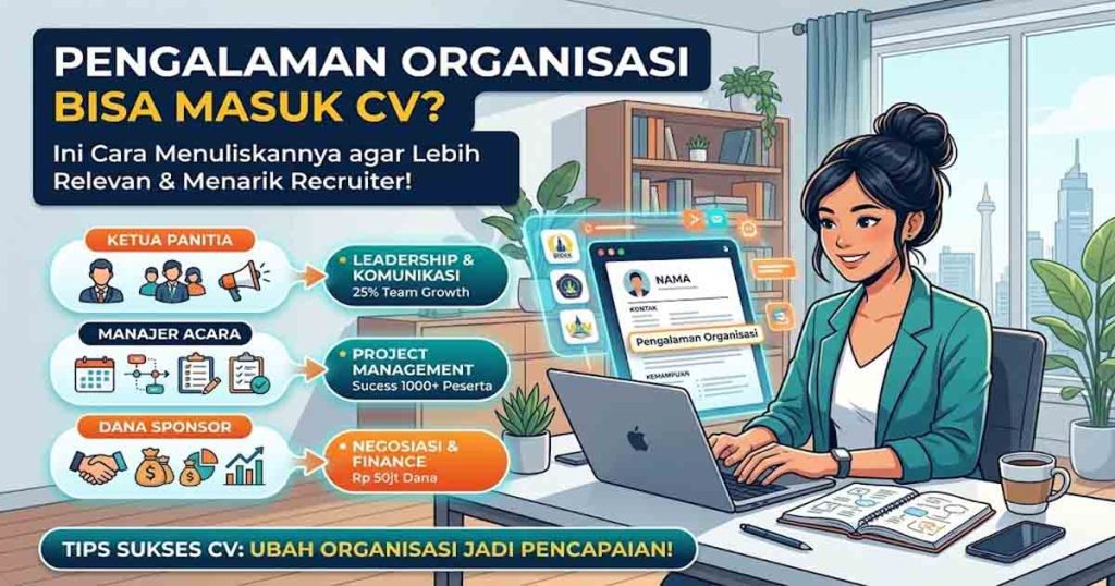 Pengalaman Organisasi Bisa Masuk CV